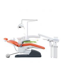 Integral Design Economic Dental Chair Unit,3 Memory Positions，Large Size Instrument Tray,FDA Approved，With 1pc Dentist Stool