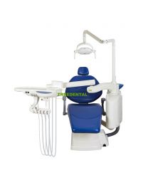 Integral Design Economic Dental Chair Unit,3 Memory Positions,Rotatable luxury armrest,Large Size Patient Chair,FDA Approved，With 1pc Dentist Stool