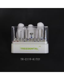 10BOX/UNIT Dental Diamond FG Burs Kit