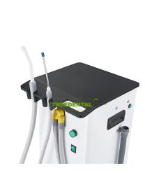 Portable Dental Vacuum Suction,Saliva System,Dental Suction Unit,Mobile Suction Motor Pump,Air Flow 300L/Min for 1PC Dental Chair Unit Clinic Equipment,CE Approved