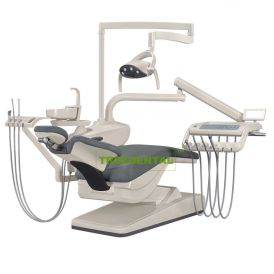FDA & CE Approved, Disinfection Dental Chair Unit, Dental Unit With Top Mounted Or Down-mounted instrument tray.