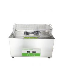 CE Approved &Rohs Approved,2/3.2/4.5/6.5/10.8/15/22/22/30L Digital Display Dental Digital Ultrasonic Cleaner Stainless Steel Tank,Stainless Steel Mesh Basket,Time and Temperature Adjustable